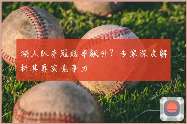 湖人队夺冠赔率飙升？专家深度解析其真实竞争力